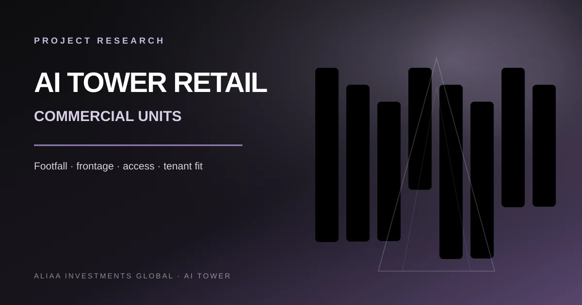 AI Tower commercial units New Capital retail buyer guide visual
