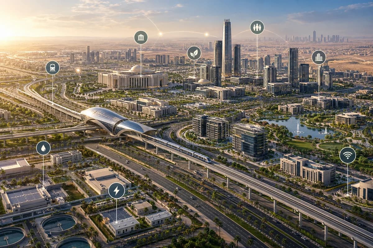 New Capital transport, utilities, smart services and business infrastructure investment framework