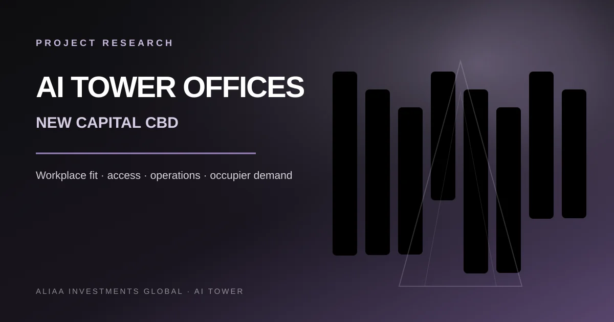 AI Tower offices New Capital business buyer guide visual